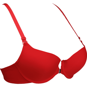 White Venessa Front-Open Bra - Espicopink