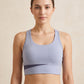 Blue Contour Sports Bra