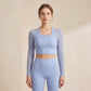 Blue Pilates Top