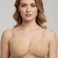 Beige Light Padded Non Wired Bra