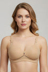 Beige Light Padded Non Wired Bra