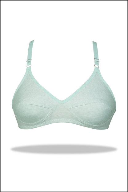 Black Luxury Everyday Knitted Cotton Bra