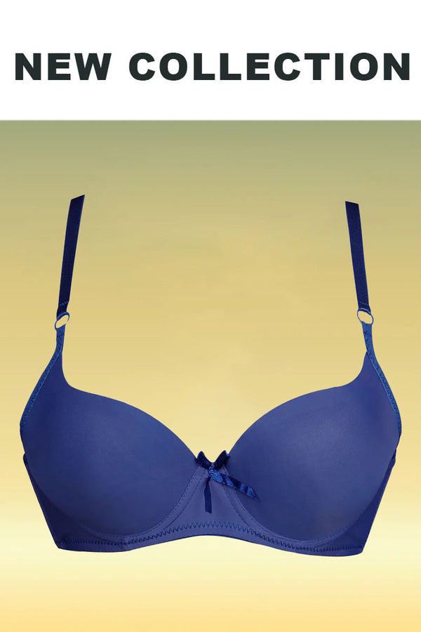 Blue Elegant Push up Bra