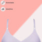 Dark Purple Luxury Everyday Knitted Cotton Bra