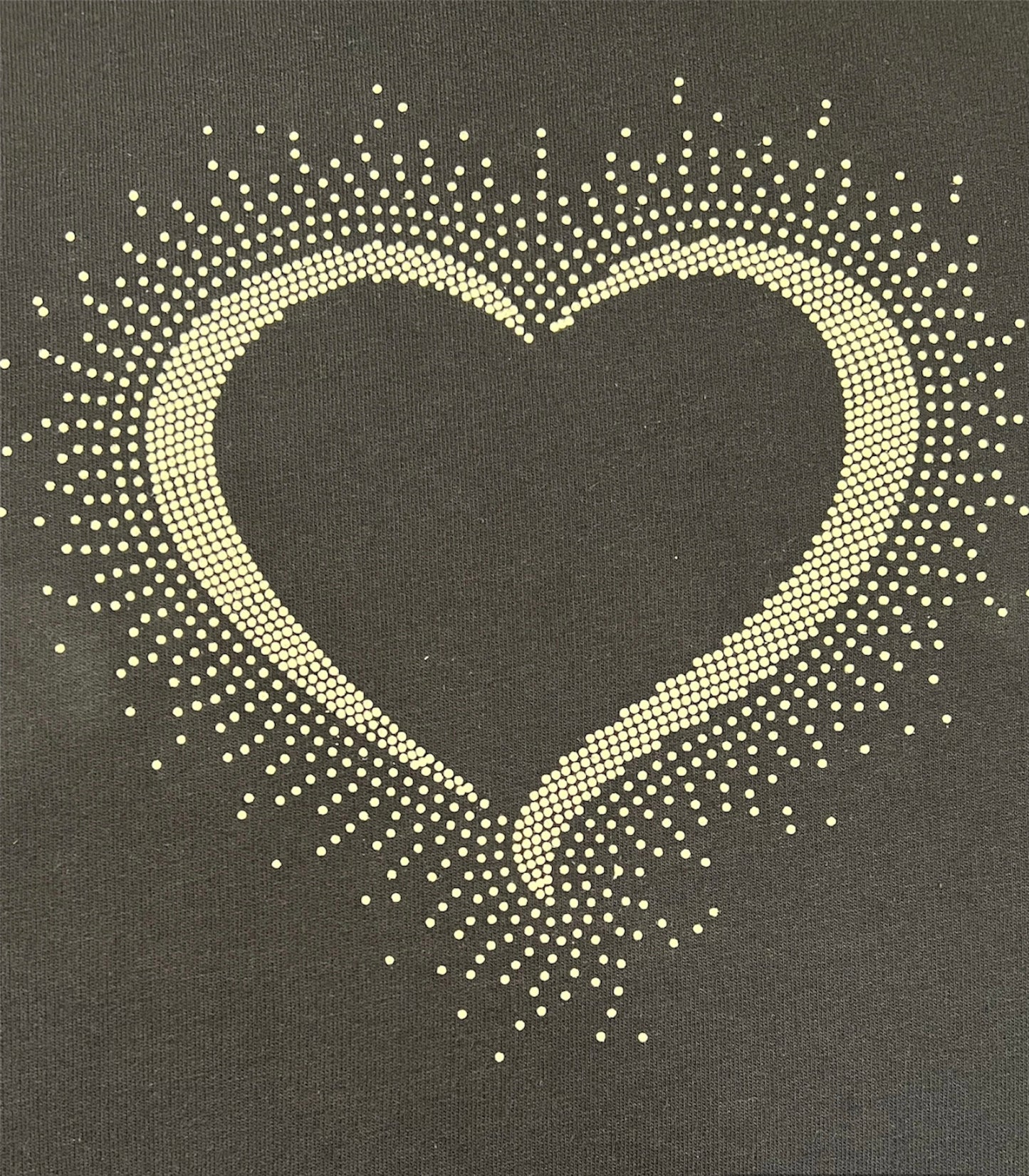 Grey Heart Hoodie For Her