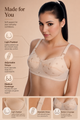 lavender - Cotton Padded Non Wired Full Coverage Bra