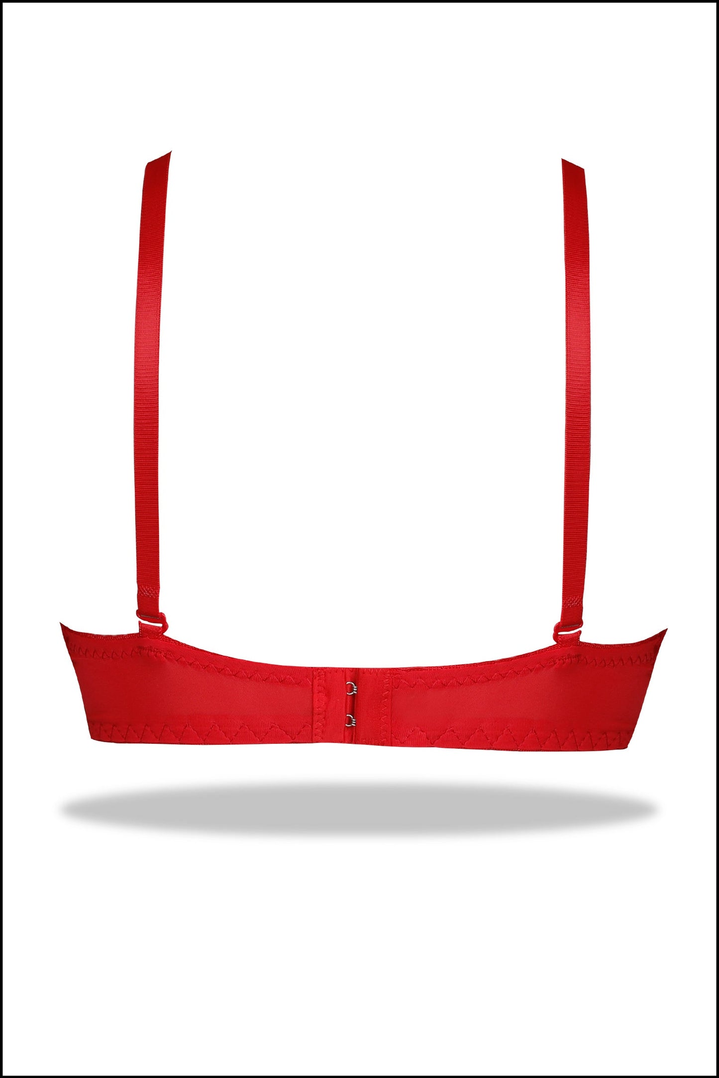 Red Double Padded Pushup Bra and Panty Set