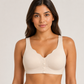 Luxe Seamless Front Open Light Padded Bra - Pink