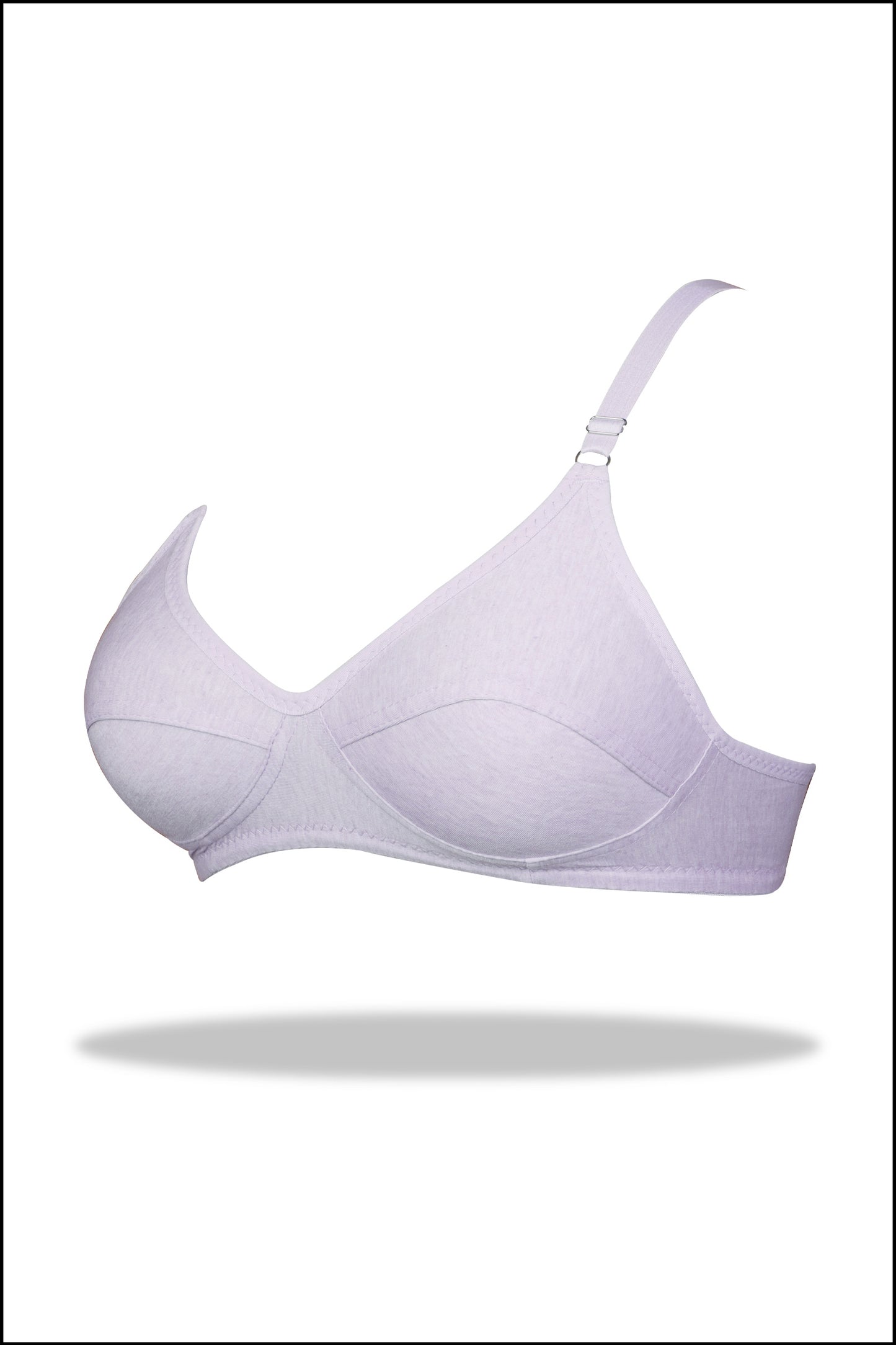 Black Luxury Everyday Knitted Cotton Bra