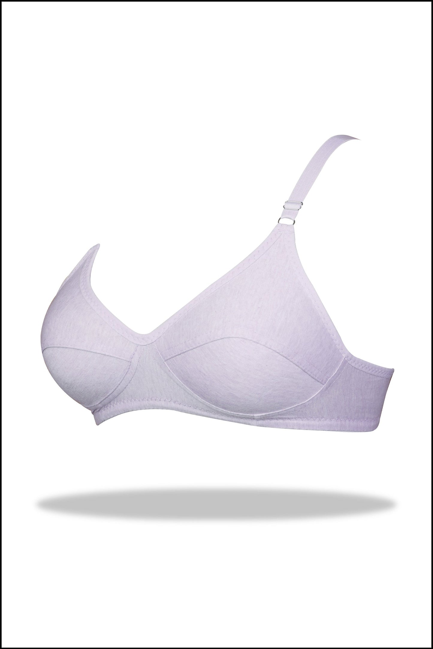 Grey Luxury Everyday Knitted Cotton Bra