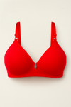 Super Soft Padded Breatheable Bra - Red