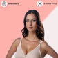 Love-In-The-Mist - Cross Over Embroidered Non-Padded Wirefree Bra