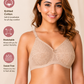 Nettle - Knitted Cotton Non-Padded Wirefree Bra with Lace Touch