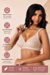Lotus - Cotton Non Padded Cross-Over Style Wirefree Bra