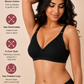 Black Lotus - Cross Over Cotton Non-Padded Wirefree Bra