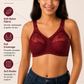 Maroon Doreen Bra - Cotton Full Coverage Non-Padded Wirefree Bra