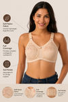 Skin Doreen Bra - Cotton Full Coverage Non-Padded Wirefree Bra