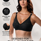 Love-In-The-Mist - Cross Over Embroidered Non-Padded Wirefree Bra