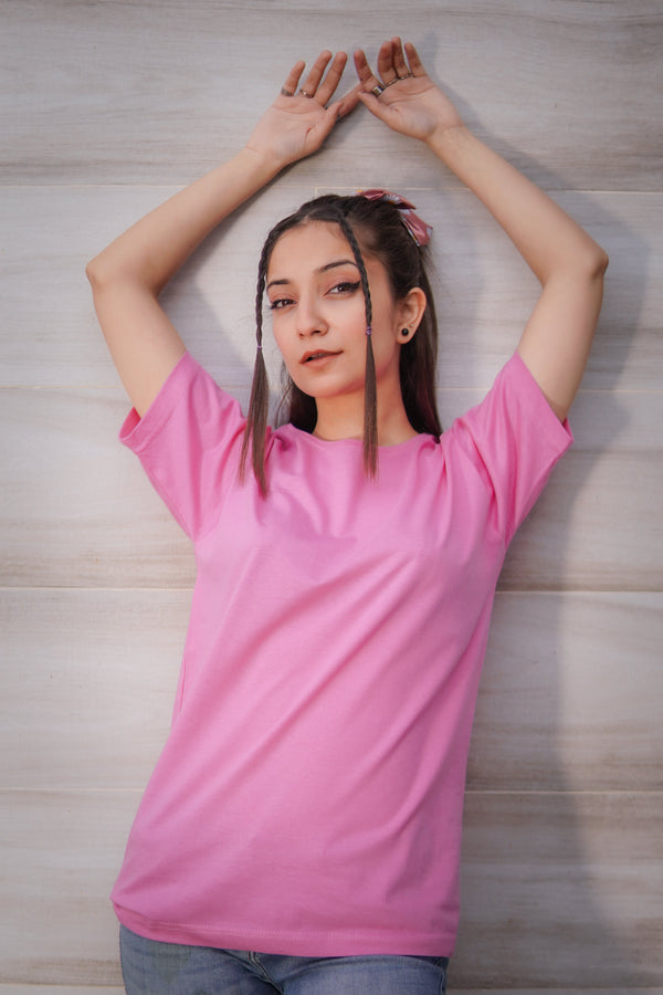 Pink Monochrome T-Shirt For Her