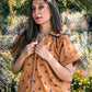 Premium Pima Cotton Button-Down Printed Shirt & PJ Set - Macaroon