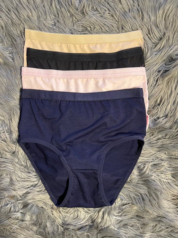 Super Soft Comfy Cotton Panties (4 Pc. Pack)