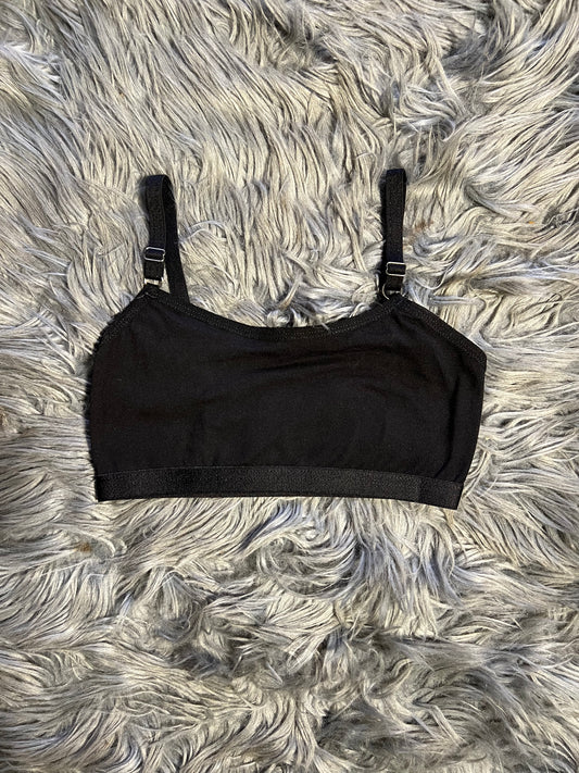 Black Super Soft Cotton Beedees with Adjustable Straps for Teens