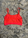 Red Super Soft Cotton Boob Tube Cami for Teens