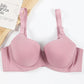 Espico Pink Padded Wired T-Shirt Bra - Maroon