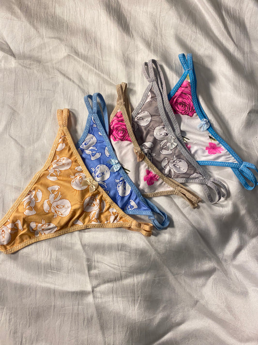 Assorted Design Thongs Pack of 5