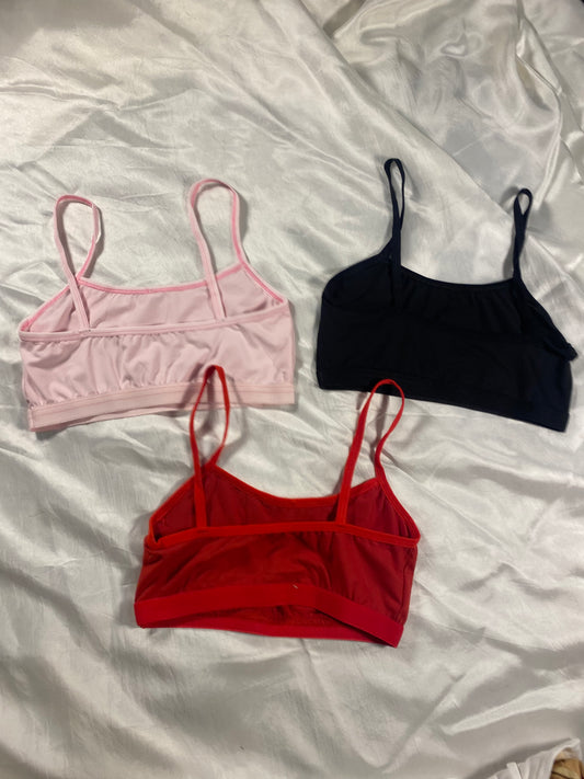 (Pack of 3) Boob Tube Bra for Girls