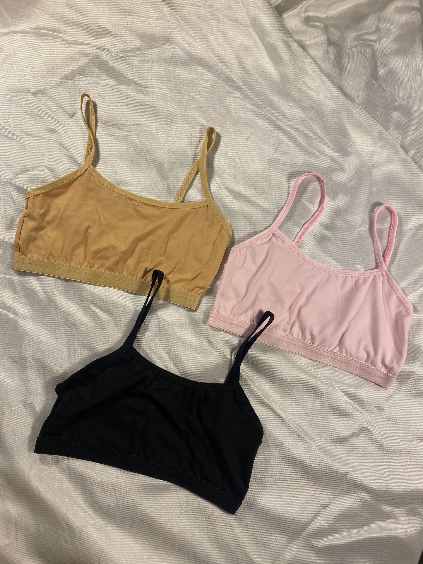 (Pack of 3) Boob Tube Bra for Girls