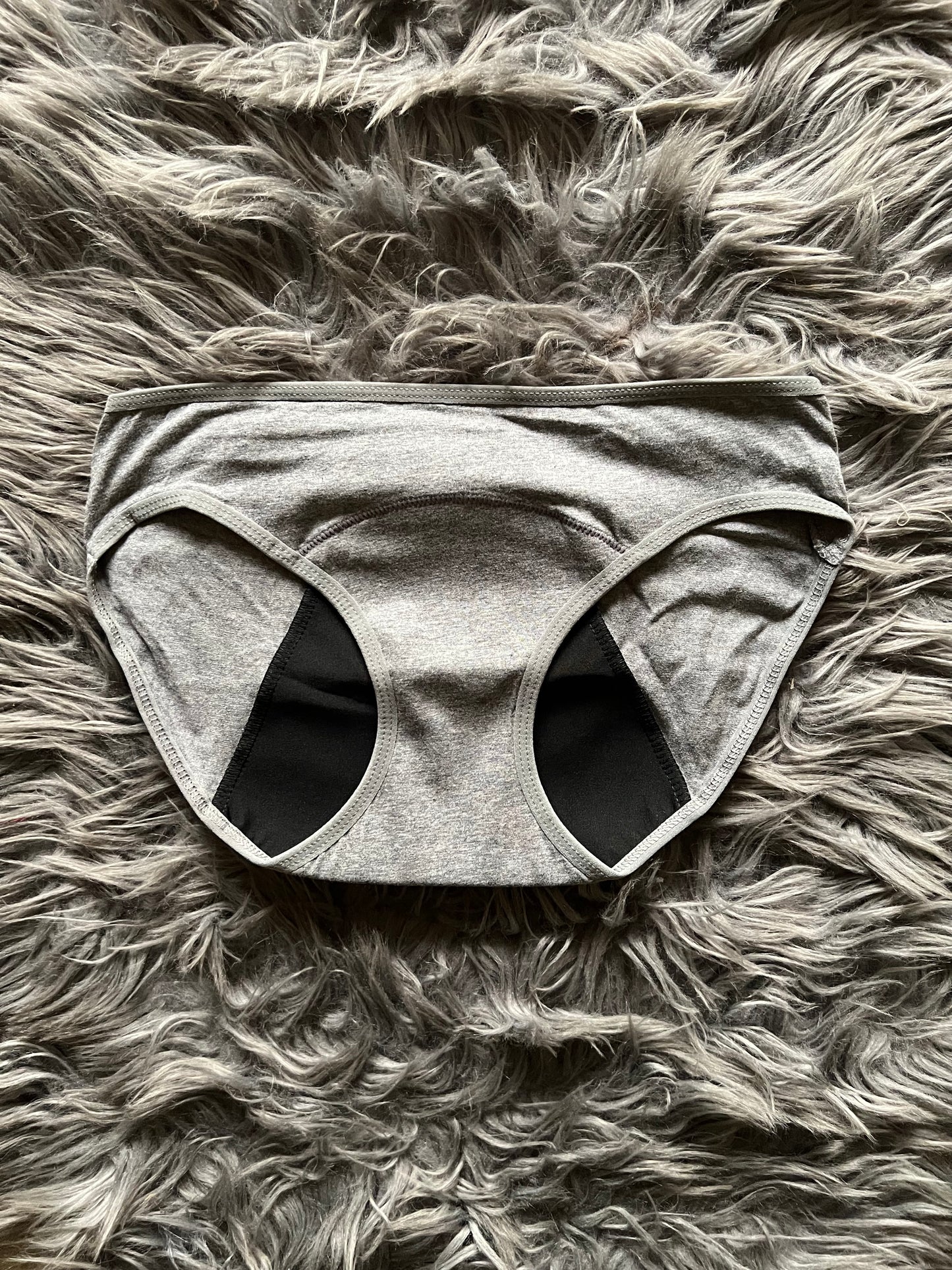 4 Layered Leak Proof Period Panty for Heavy Flow - Gray