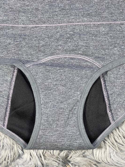 5 Layered Leak Proof Period Panty for Super High Flow - Gray
