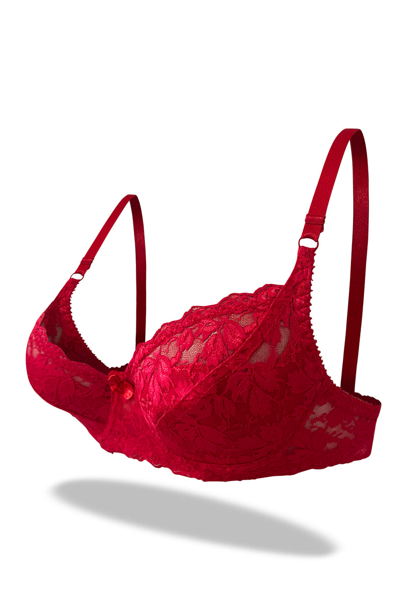 Lightly Lined Lace Sensation Lacy Bra