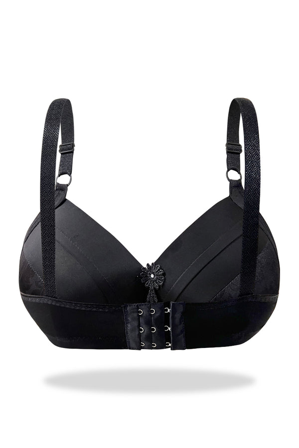 Black Chromatic Light Padded Bra