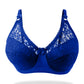 Blue Laced Lightly Lined Turkish Imported Bra