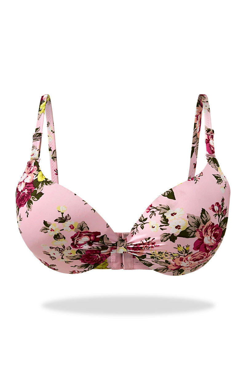 Sky Turkish Floral Padded Bra