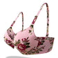 Sky Turkish Floral Padded Bra