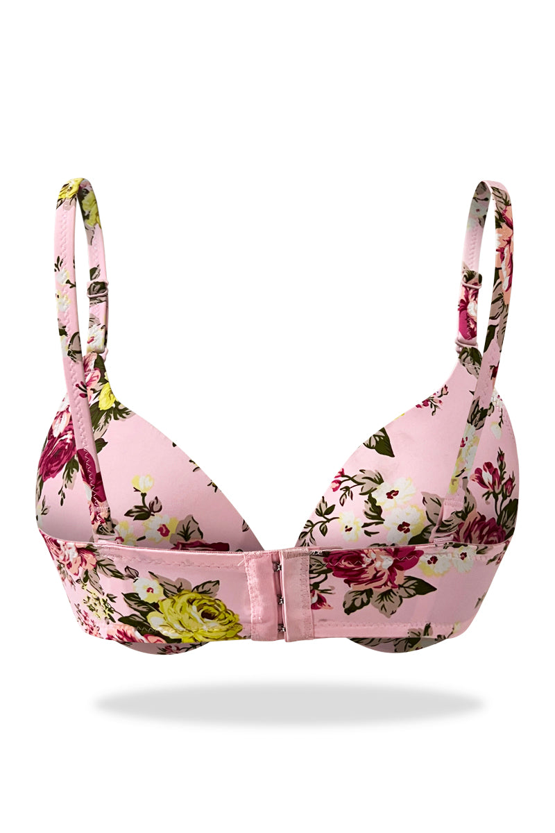 Sky Turkish Floral Padded Bra