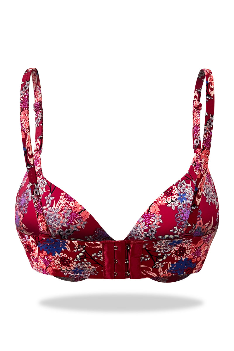 Sky Turkish Floral Padded Bra