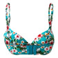 Sky Turkish Floral Padded Bra