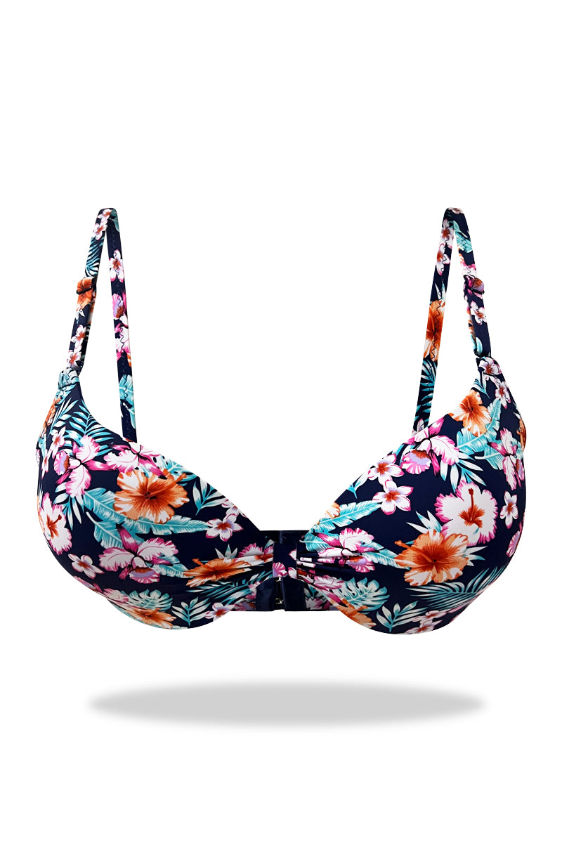 Sky Turkish Floral Padded Bra