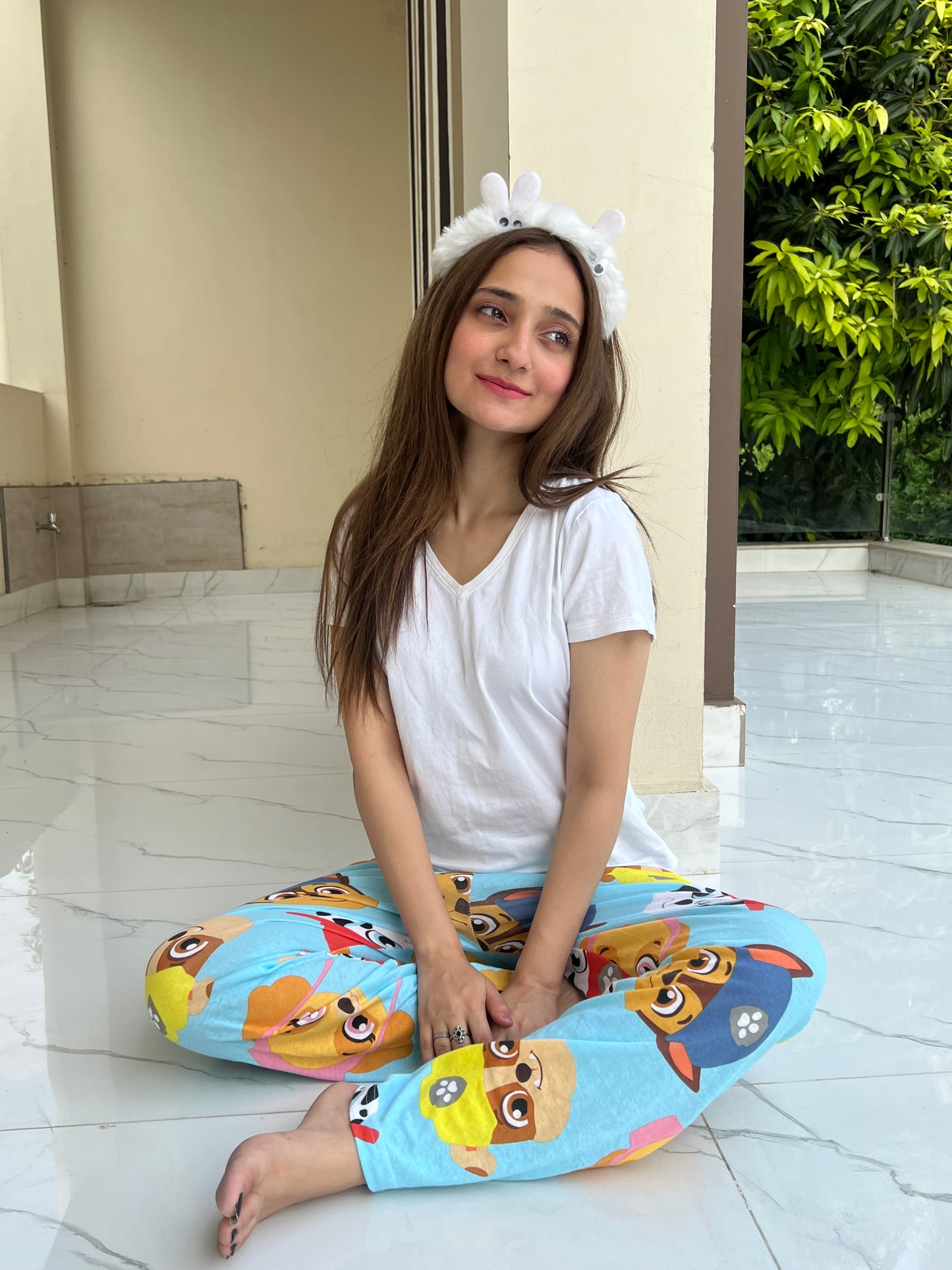 Luxe Cotton Trousers - Cartoon