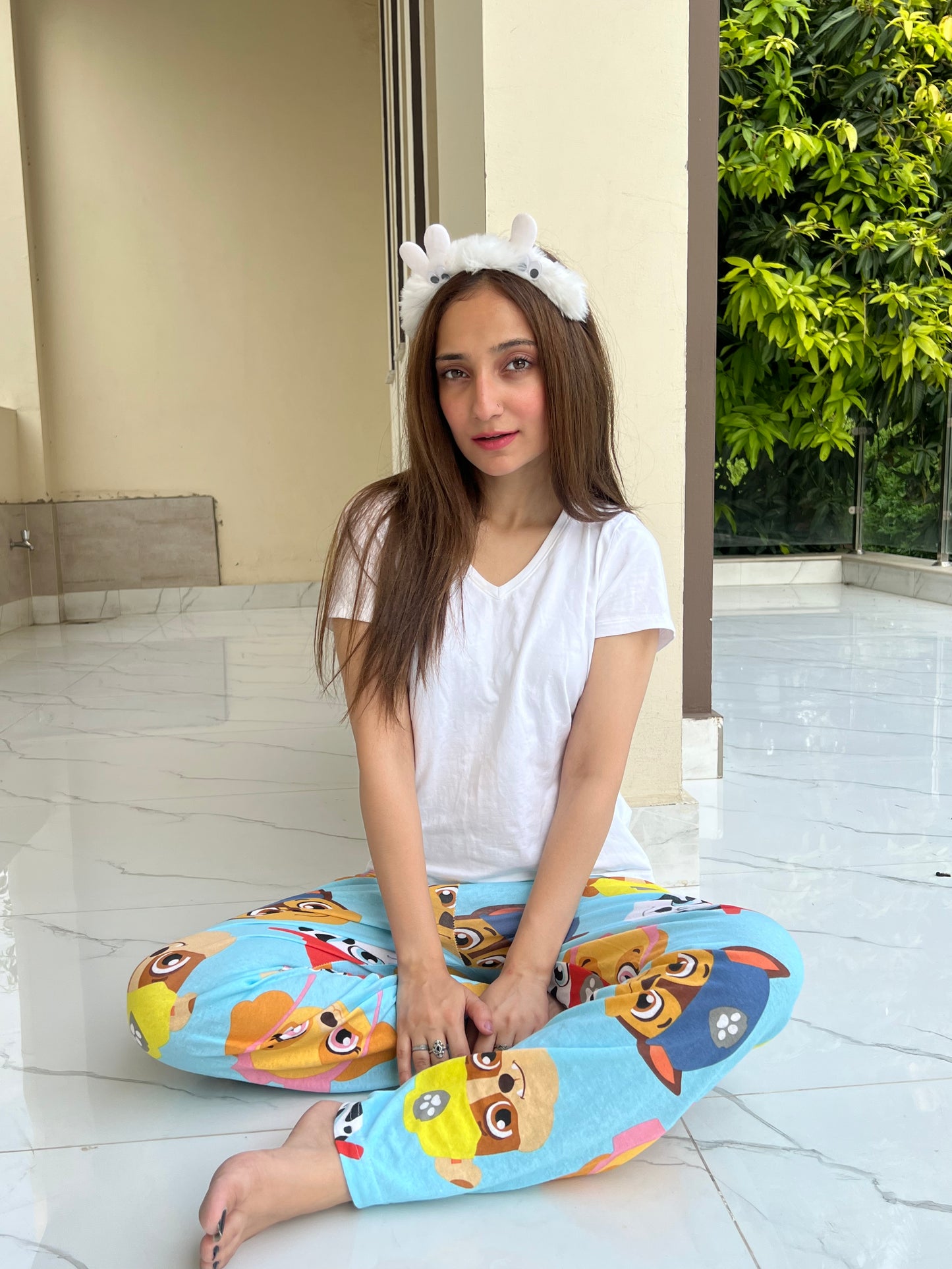 Luxe Cotton Trousers - Cartoon