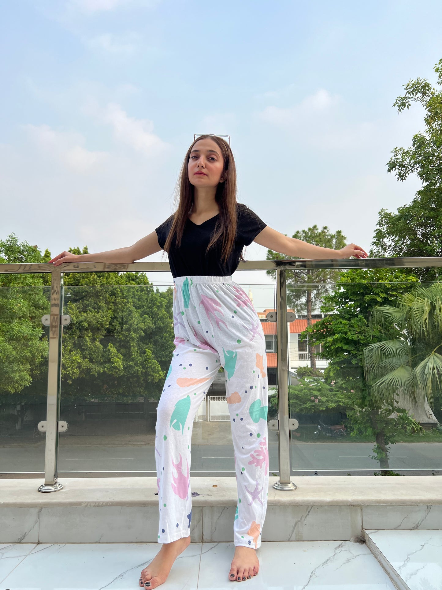 Luxe Cotton Trousers - Underwater