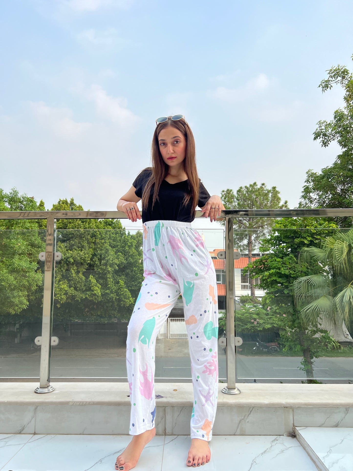 Luxe Cotton Trousers - Underwater