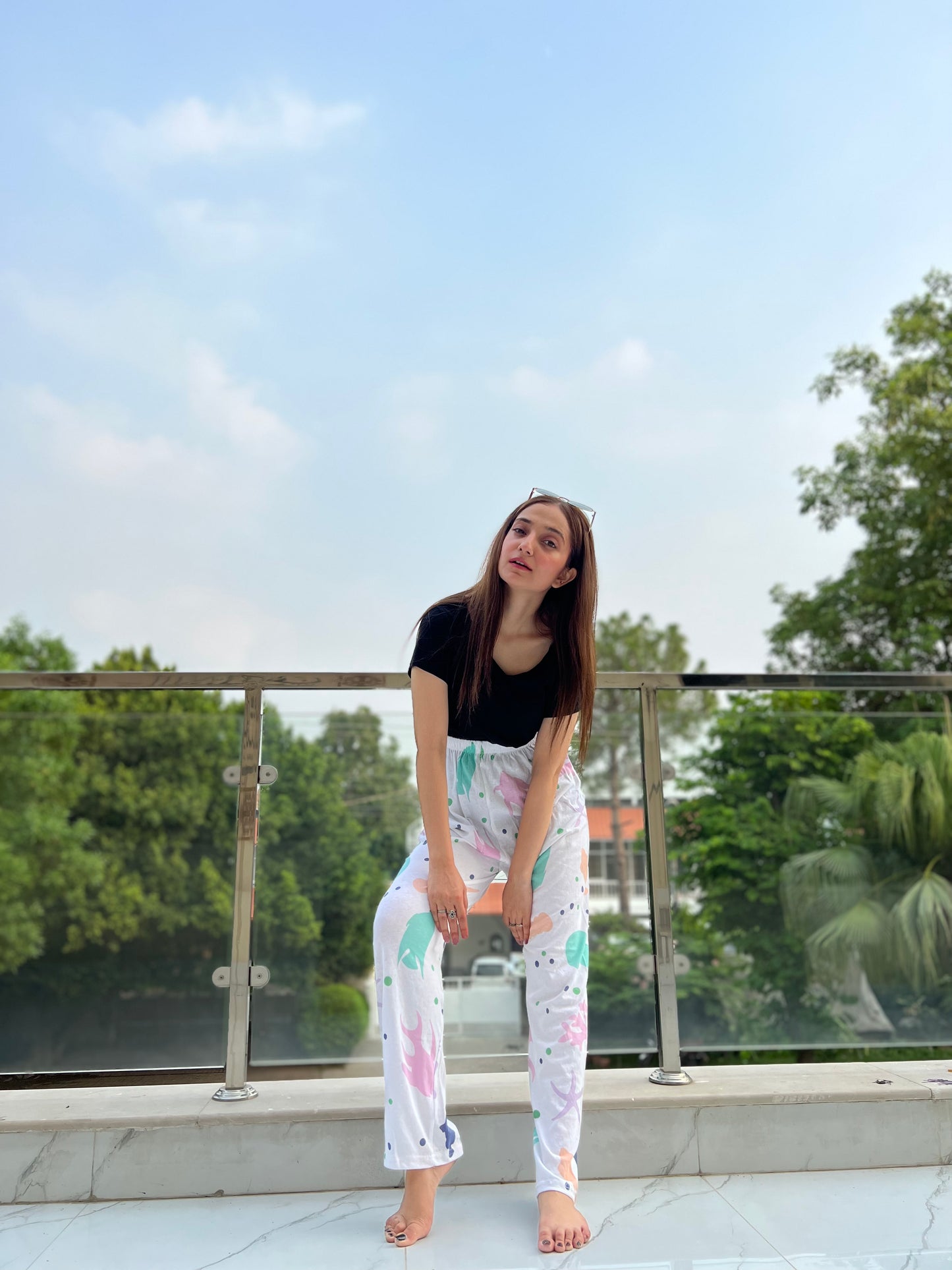 Luxe Cotton Trousers - Underwater