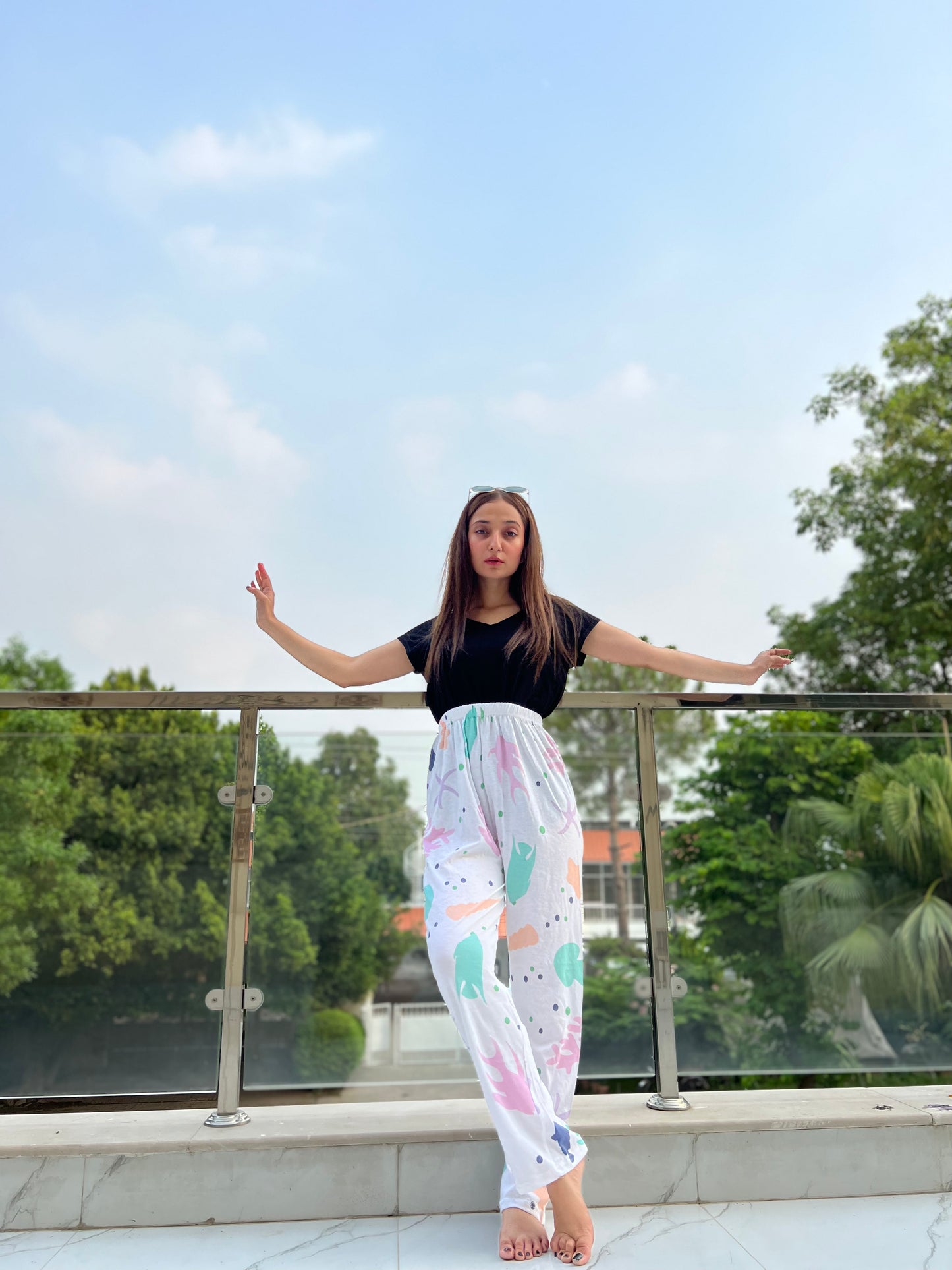 Luxe Cotton Trousers - Underwater