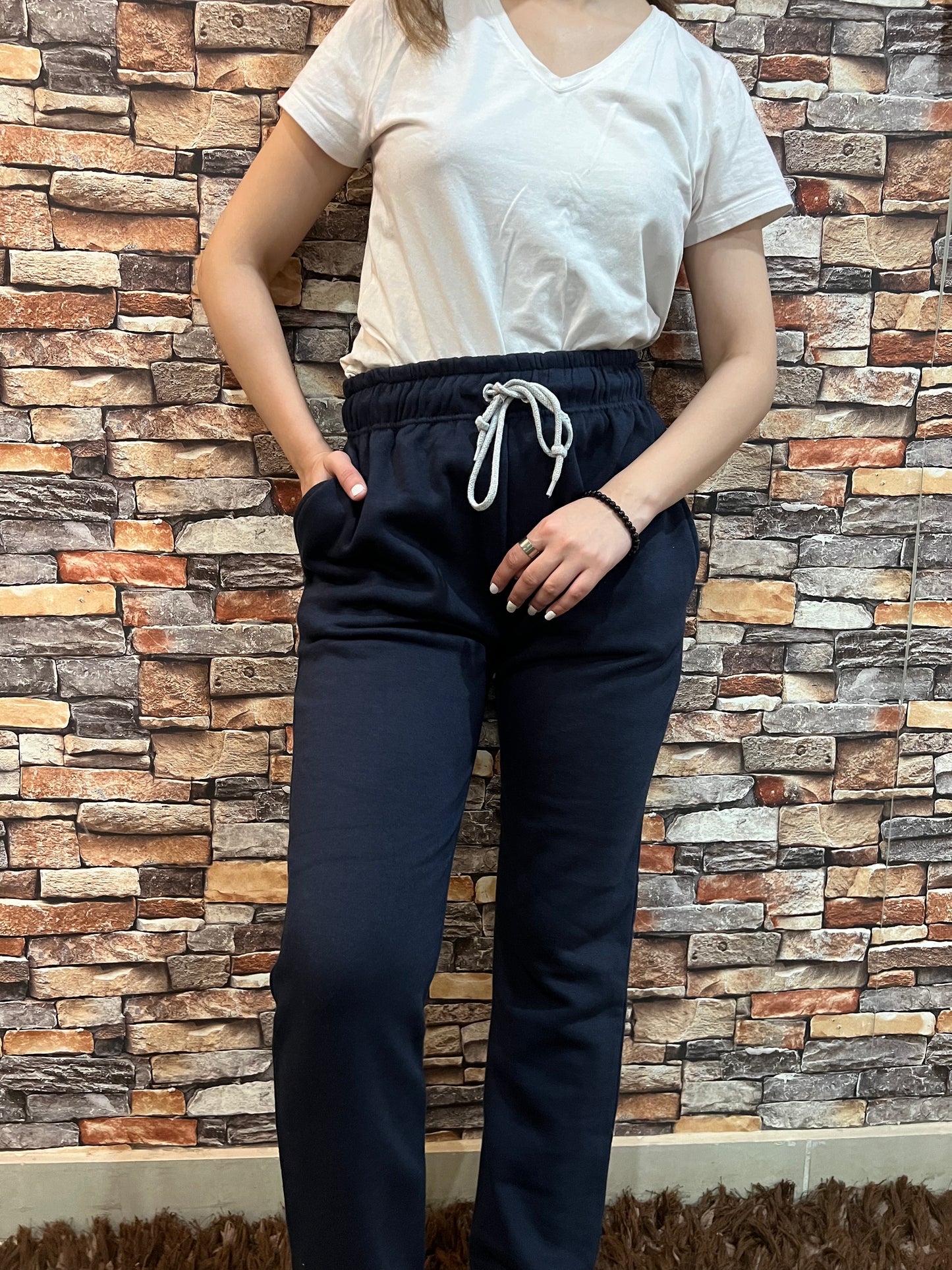High Quality Fleece Trousers - Navy Blue