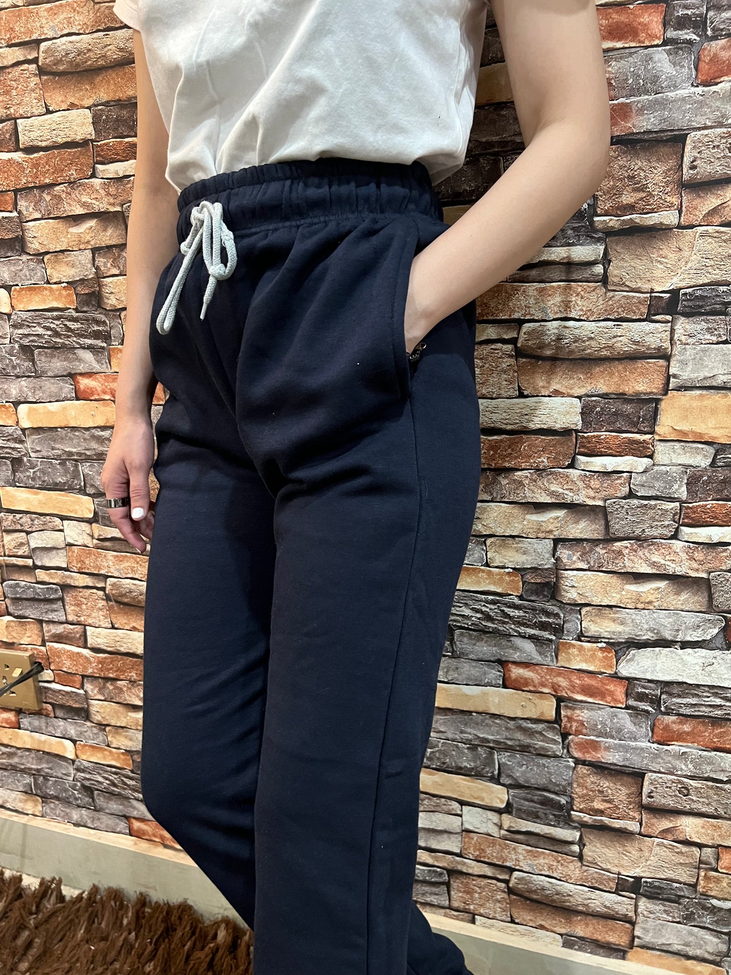 High Quality Fleece Trousers - Navy Blue